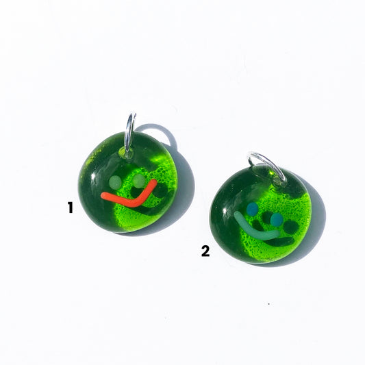 Green Happy Charms - Ready to Ship