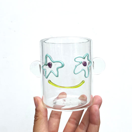 Flowery Face Cup