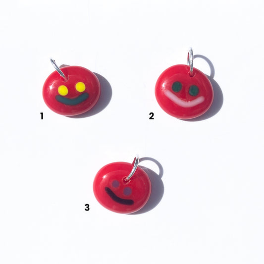 Red Happy Charms - Ready to Ship