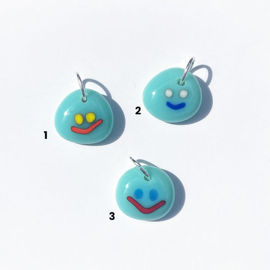 Sky Blue Happy Charms - Ready to Ship